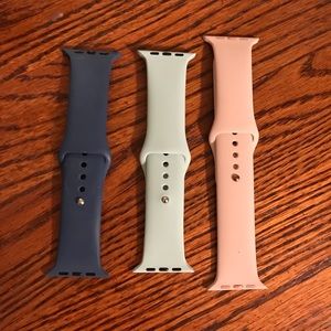 Three 42mm Apple Watch Sport bands